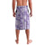 Poni Aloha Hawaii Lavalava Plumeria Lei With Palaka Motif - Polynesian Pride