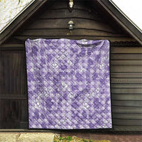 Poni Aloha Hawaii Quilt Plumeria Lei With Palaka Motif - Polynesian Pride