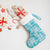 Polu Aloha Hawaii Christmas Stocking Plumeria Lei With Palaka Motif - Polynesian Pride