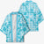 Polu Aloha Hawaii Kimono Plumeria Lei With Palaka Motif - Polynesian Pride