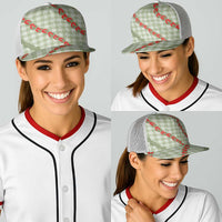 Omaomao Aloha Hawaii Baseball Net Cap Rosebud Lei With Palaka Motif LT14