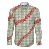 Omaomao Aloha Hawaii Family Matching Mermaid Dress and Hawaiian Shirt Rosebud Lei With Palaka Motif - Polynesian Pride