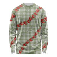 Omaomao Aloha Hawaii Long Sleeve Shirt Rosebud Lei With Palaka Motif - Polynesian Pride