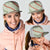 Omaomao Aloha Hawaii Mesh Trucker Cap Rosebud Lei With Palaka Motif - Polynesian Pride
