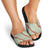 Omaomao Aloha Hawaii Slide Sandals Rosebud Lei With Palaka Motif - Polynesian Pride