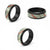 Omaomao Aloha Hawaii Spinner Ring Rosebud Lei With Palaka Motif - Polynesian Pride