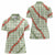 Omaomao Aloha Hawaii Women Polo Shirt Rosebud Lei With Palaka Motif - Polynesian Pride