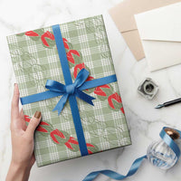 Omaomao Aloha Hawaii Wrapping Paper Rosebud Lei With Palaka Motif LT14 - Polynesian Pride