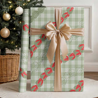 Omaomao Aloha Hawaii Wrapping Paper Rosebud Lei With Palaka Motif LT14 - Polynesian Pride