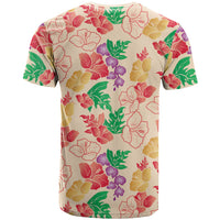 Colorful Aloha Hawaii Hibiscus Orchid Seamless T Shirt LT14 - Polynesian Pride