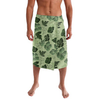 Vesuvian Green Aloha Hawaii Hibiscus Orchid Seamless Lavalava LT14 Green - Polynesian Pride