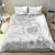 Samoa White Sunday Bedding Set Manuia le Aso Sa o Tamaiti Polynesian Plumeria LT14 - Polynesian Pride