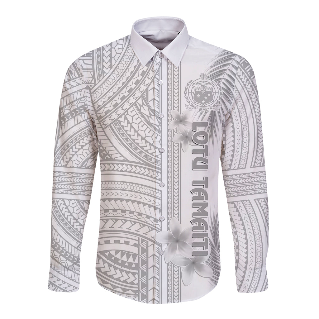 samoa-white-sunday-long-sleeve-button-shirt-manuia-le-aso-sa-o-tamaiti-polynesian-plumeria