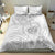 Personalised Samoa White Sunday Bedding Set Manuia le Aso Sa o Tamaiti Polynesian Plumeria LT14 - Polynesian Pride