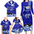 Personalised American Samoa Fautasi Race Family Matching Long Sleeve Bodycon Dress and Hawaiian Shirt Eagle With Polynesian Pattern LT14 - Polynesian Pride