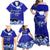 Personalised American Samoa Fautasi Race Family Matching Off Shoulder Maxi Dress and Hawaiian Shirt Eagle With Polynesian Pattern LT14 - Polynesian Pride