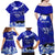 Personalised American Samoa Fautasi Race Family Matching Off Shoulder Maxi Dress and Hawaiian Shirt Eagle With Polynesian Pattern LT14 - Polynesian Pride