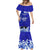 Personalised American Samoa Fautasi Race Mermaid Dress Eagle With Polynesian Pattern LT14 - Polynesian Pride