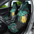 New Zealand Fantail Bird Car Seat Cover Maori Piwakawaka Kowhai - Paua Shell Pattern