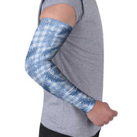Blue Palaka Hawaii Palapalai Arm Sleeves Hawaiian Fern LT14 - Polynesian Pride