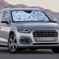 Blue Palaka Hawaii Palapalai Auto Sun Shade Hawaiian Fern - Polynesian Pride