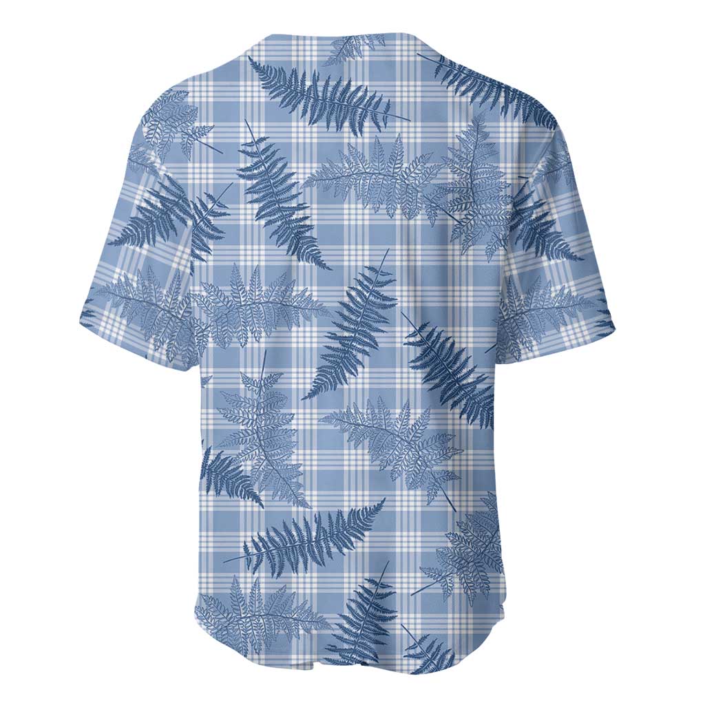 Blue Palaka Hawaii Palapalai Baseball Jersey Hawaiian Fern LT14 - Polynesian Pride