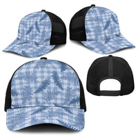 Blue Palaka Hawaii Palapalai Baseball Net Cap Hawaiian Fern LT14 - Polynesian Pride