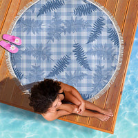 Blue Palaka Hawaii Palapalai Beach Blanket Hawaiian Fern - Polynesian Pride