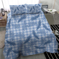 Blue Palaka Hawaii Palapalai Bedding Set Hawaiian Fern - Polynesian Pride