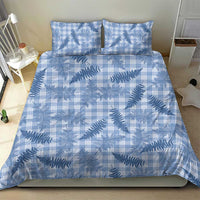 Blue Palaka Hawaii Palapalai Bedding Set Hawaiian Fern - Polynesian Pride