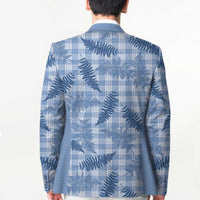 Blue Palaka Hawaii Palapalai Blazer Hawaiian Fern - Polynesian Pride
