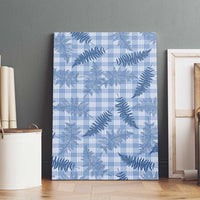 Blue Palaka Hawaii Palapalai Canvas Wall Art Hawaiian Fern LT14 - Polynesian Pride