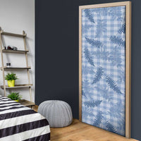 Blue Palaka Hawaii Palapalai Door Cover Hawaiian Fern LT14 - Polynesian Pride