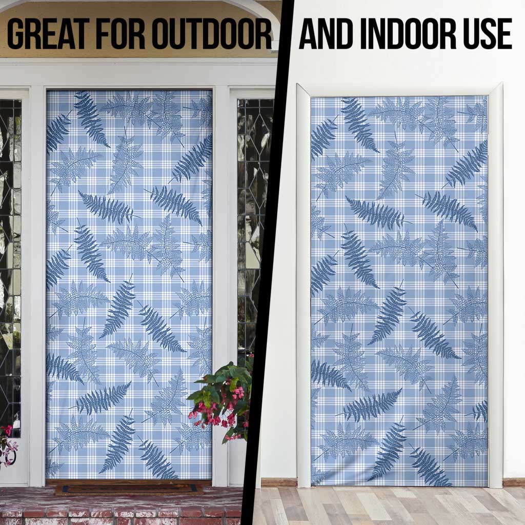 Blue Palaka Hawaii Palapalai Door Cover Hawaiian Fern LT14 - Polynesian Pride