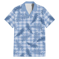 Blue Palaka Hawaii Palapalai Family Matching Puletasi and Hawaiian Shirt Hawaiian Fern - Polynesian Pride