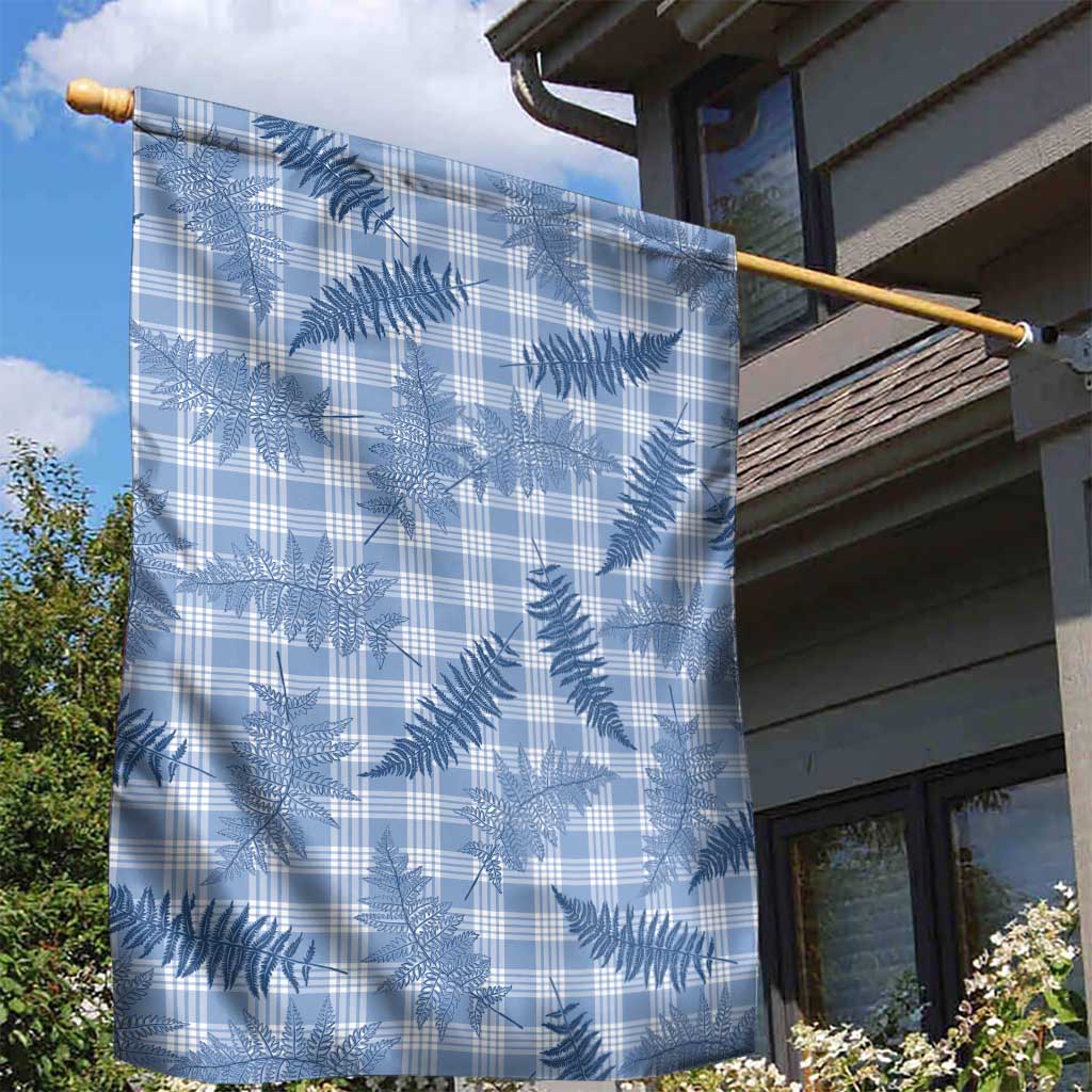 Blue Palaka Hawaii Palapalai Garden Flag Hawaiian Fern - Polynesian Pride