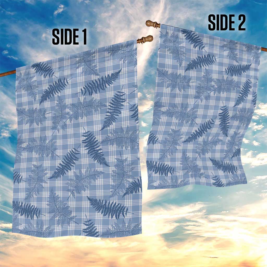 Blue Palaka Hawaii Palapalai Garden Flag Hawaiian Fern - Polynesian Pride