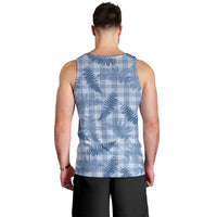 Blue Palaka Hawaii Palapalai Men Tank Top Hawaiian Fern LT14 - Polynesian Pride