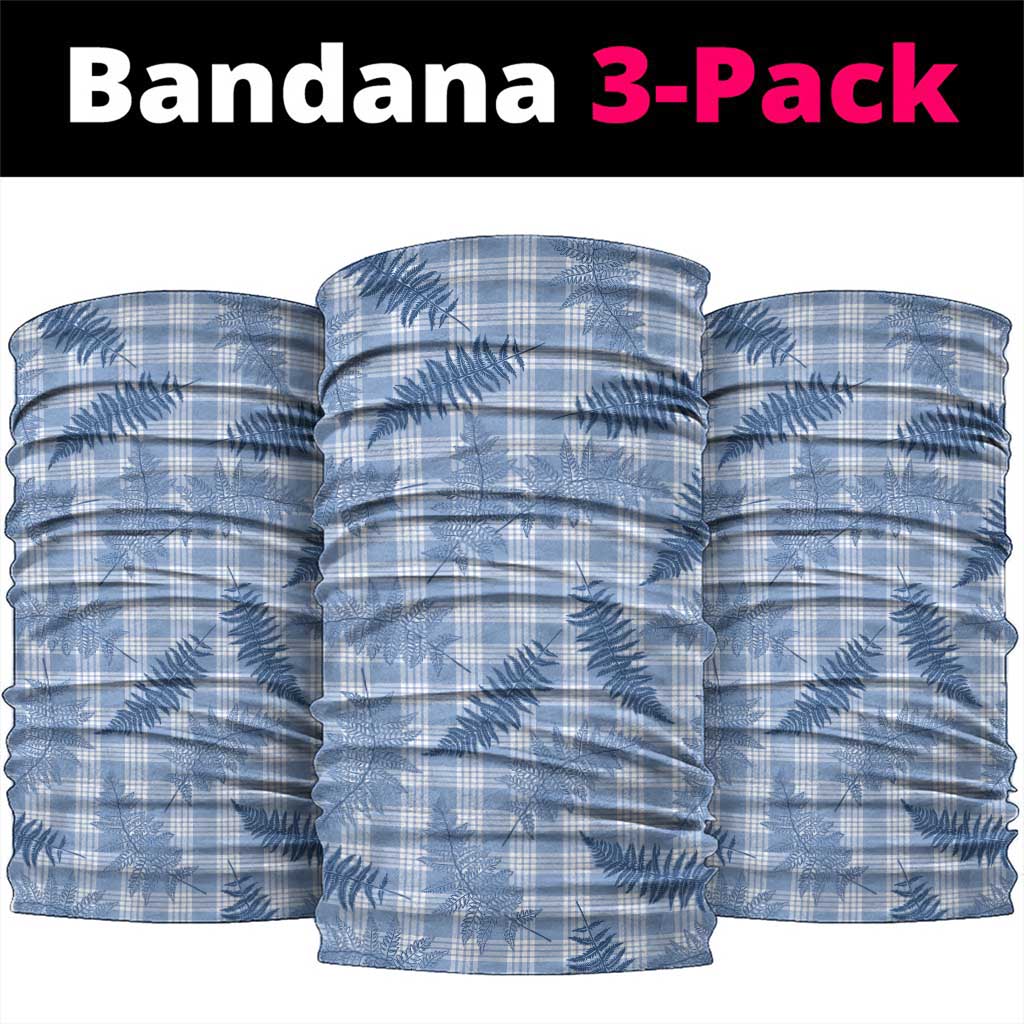 Blue Palaka Hawaii Palapalai Neck Gaiter Hawaiian Fern LT14 package One Size: 25*50cm Blue - Polynesian Pride