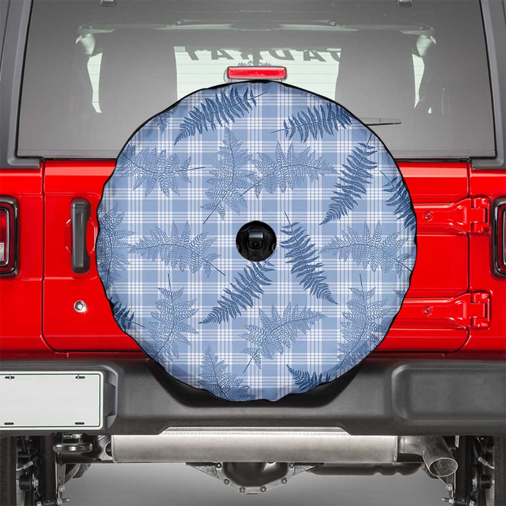 Blue Palaka Hawaii Palapalai Spare Tire Cover Hawaiian Fern - Polynesian Pride