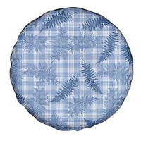 Blue Palaka Hawaii Palapalai Spare Tire Cover Hawaiian Fern - Polynesian Pride