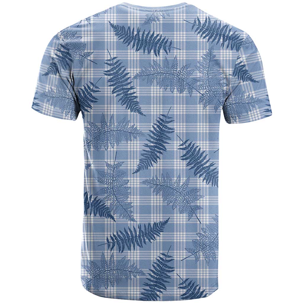 Blue Palaka Hawaii Palapalai T Shirt Hawaiian Fern - Polynesian Pride