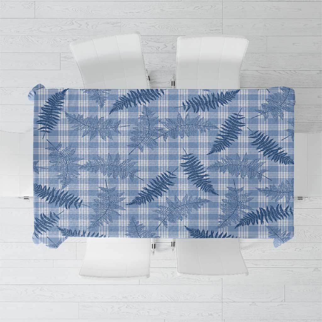 Blue Palaka Hawaii Palapalai Tablecloth Hawaiian Fern LT14 Blue - Polynesian Pride