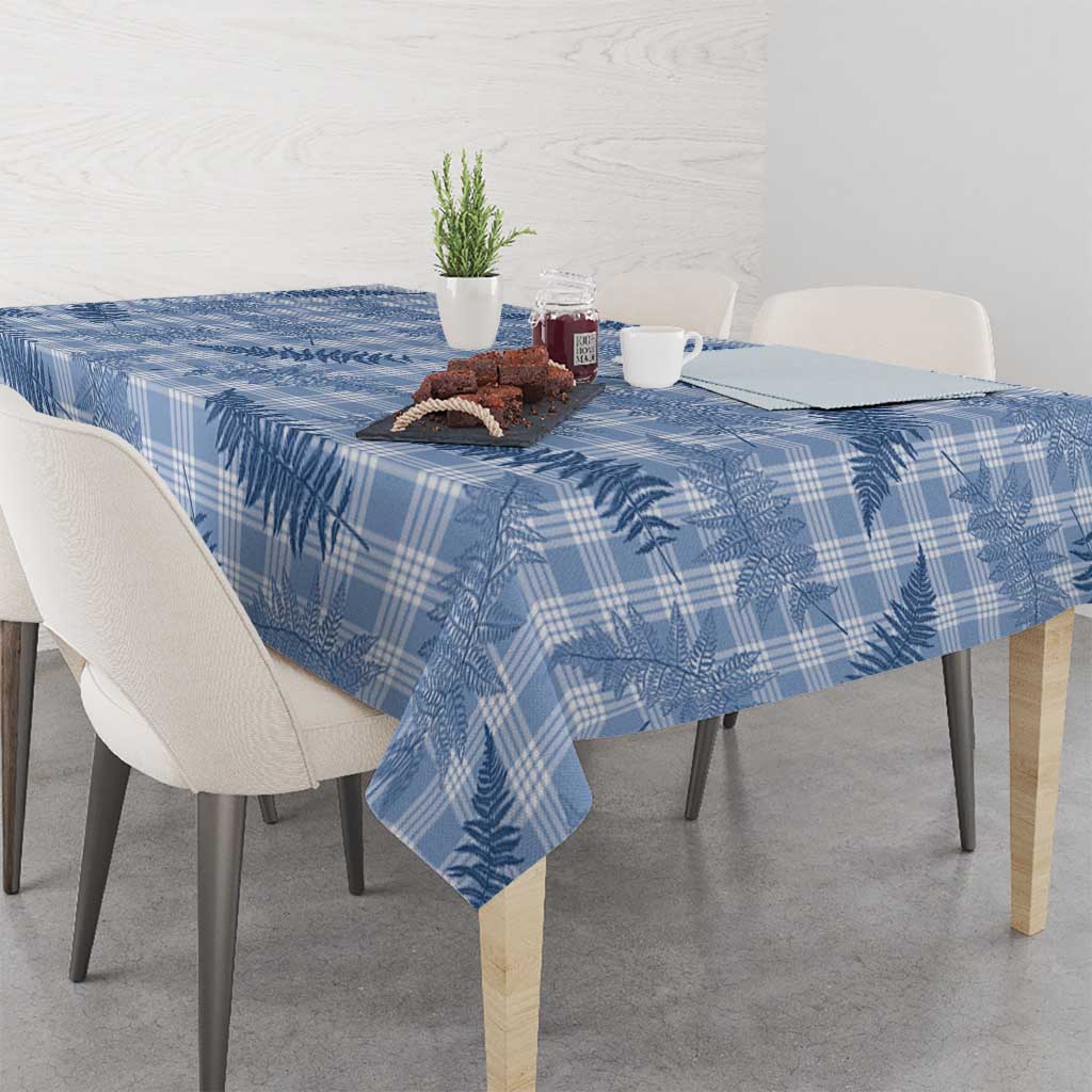 Blue Palaka Hawaii Palapalai Tablecloth Hawaiian Fern LT14 - Polynesian Pride