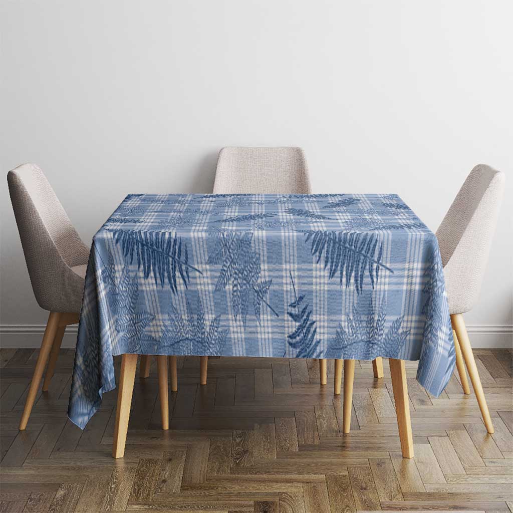 Blue Palaka Hawaii Palapalai Tablecloth Hawaiian Fern LT14 - Polynesian Pride