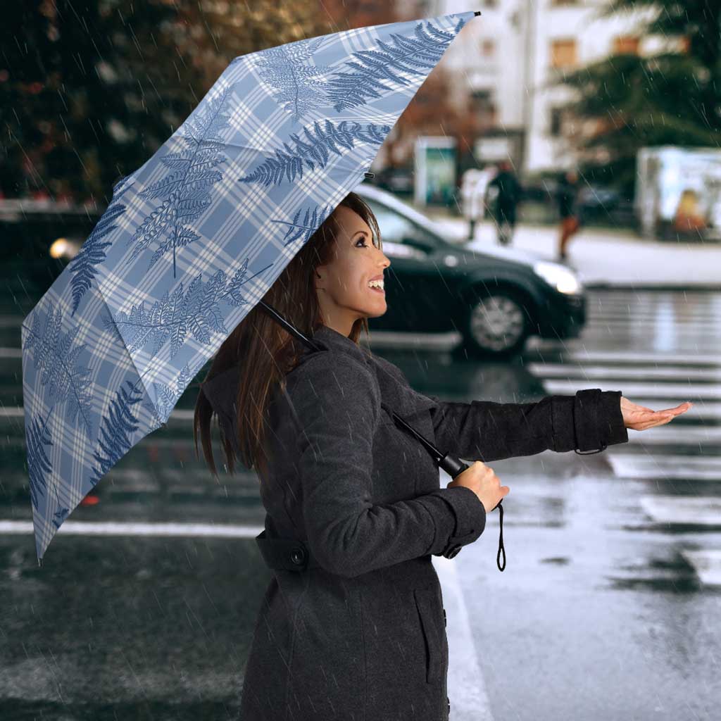 Blue Palaka Hawaii Palapalai Umbrella Hawaiian Fern LT14 - Polynesian Pride