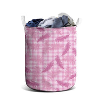 Purple Palaka Hawaii Palapalai Laundry Basket Hawaiian Fern LT14 - Polynesian Pride