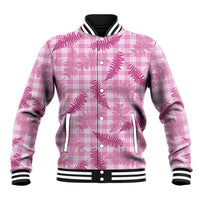 Purple Palaka Hawaii Palapalai Baseball Jacket Hawaiian Fern LT14 Unisex Purple - Polynesian Pride