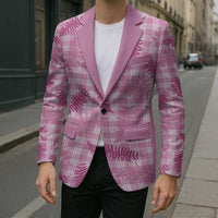 Purple Palaka Hawaii Palapalai Blazer Hawaiian Fern - Polynesian Pride