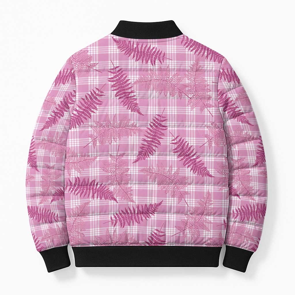 Purple Palaka Hawaii Palapalai Bomber Puffer Jacket Hawaiian Fern LT14 - Polynesian Pride